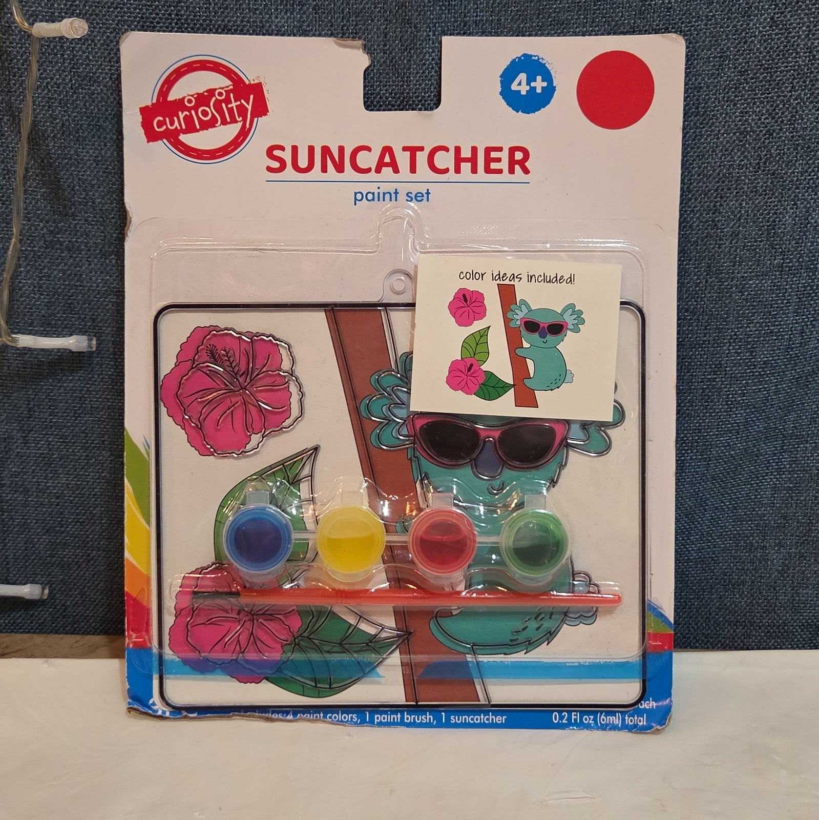 Curiosity Koala Suncatcher Paint Kit Window Art Kids