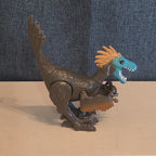 Animal Planet Dino Tower Replacement Raptor Figure Feathered Blue Face Toy
