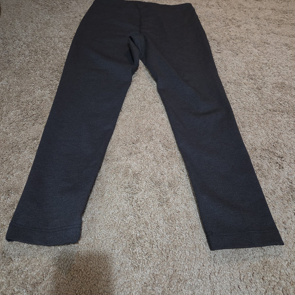 Calvin Klein Pants Womens M Black Slim Fit Ankle Stretch Elastic