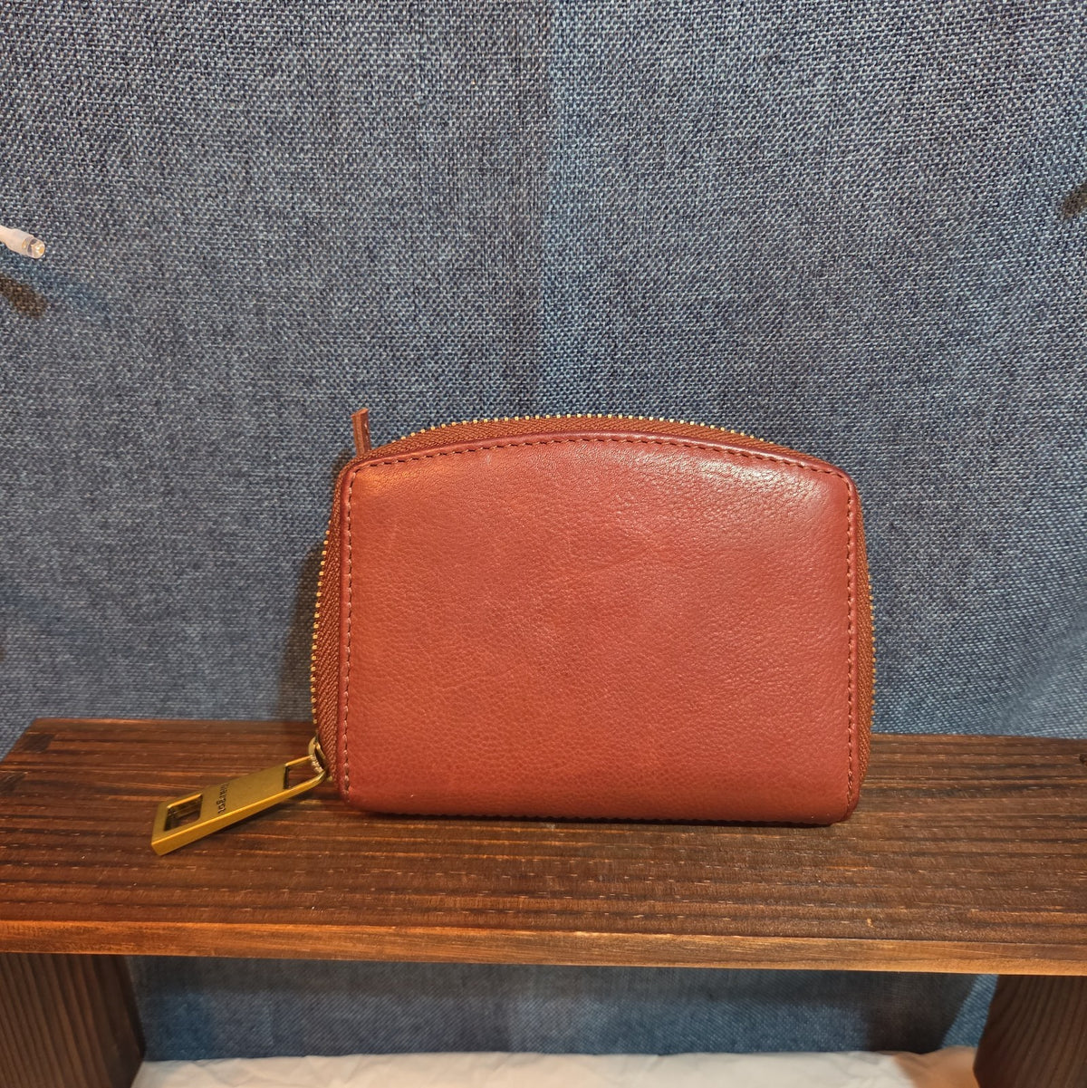 Margot New York Gina Compact Wallet Brandy Leather Boho
