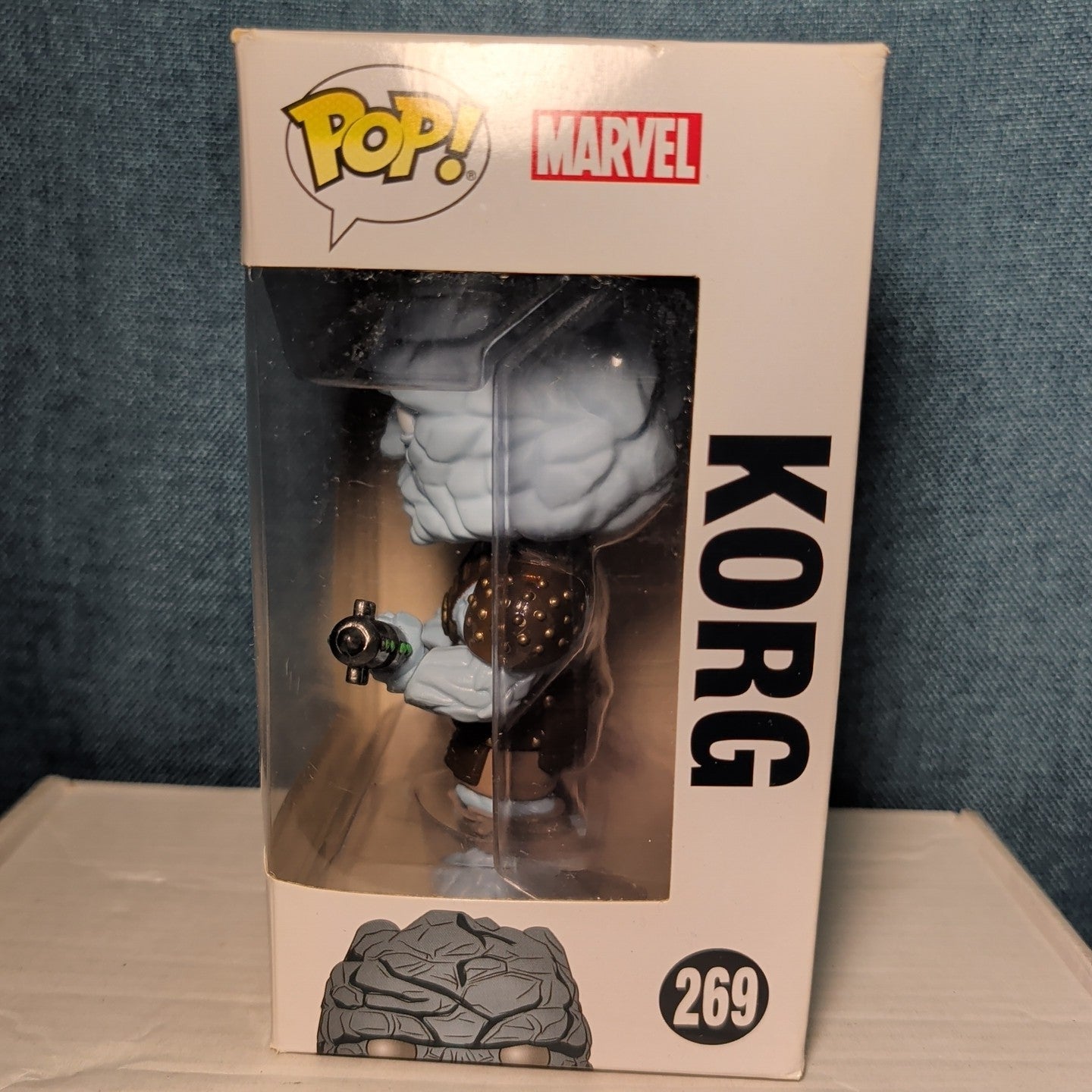 Funko Pop Korg #269 Marvel Thor Ragnarok Vaulted Vinyl Figure In Box 