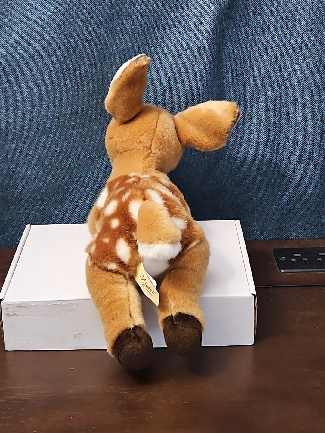 Aurora Miyoni Spotted Fawn Deer Plush 11" | Realistic Laying Down Stuffed Animal