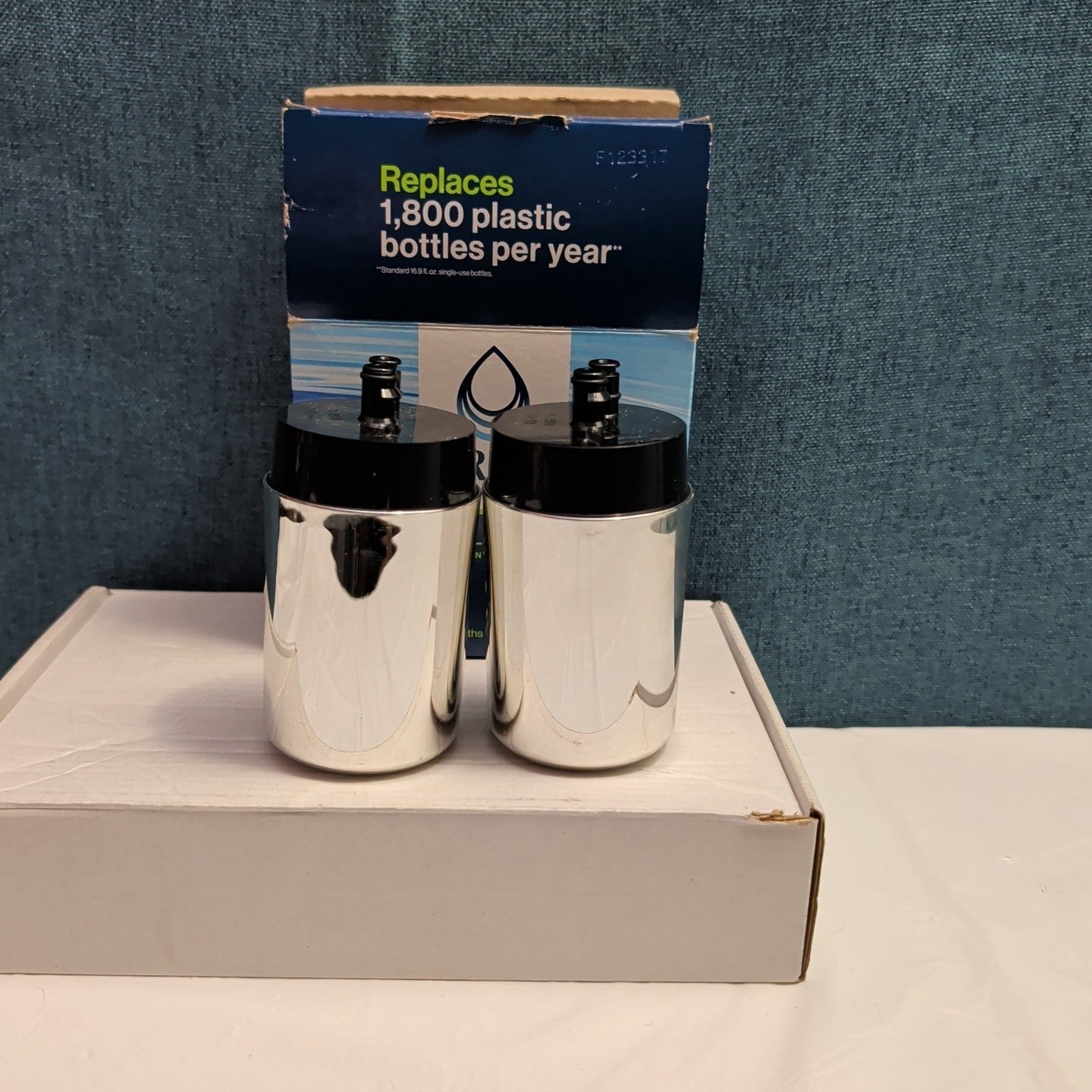 Brita Faucet Elite Chrome Replacement Filter 2-Pack Removes 99% Lead New FR-200