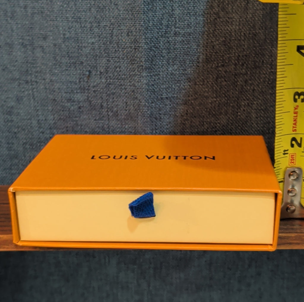 Authentic Louis Vuitton Empty Yellow Drawer Gift Box 5.5x4" Wallet Case