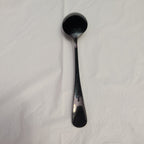 Set of 7 Black Stainless Steel Spoons 18/0 Modern Flatware Teaspoons Clean