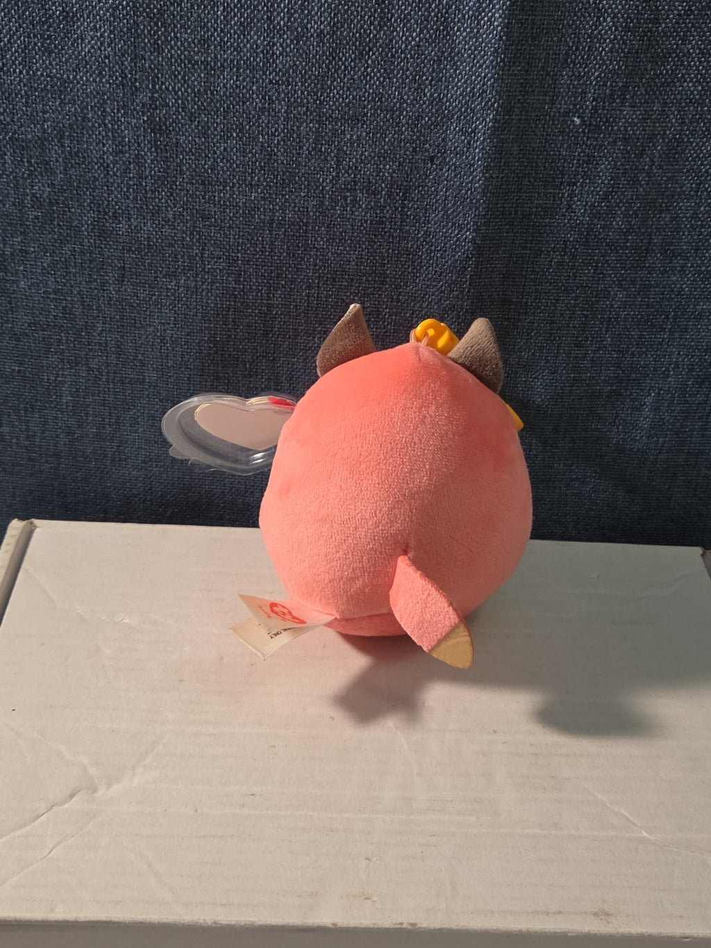 TY Roxie the Fox Squish-A-Boos Mini 3" Clip Plush MWMT with Tag Protector NEW