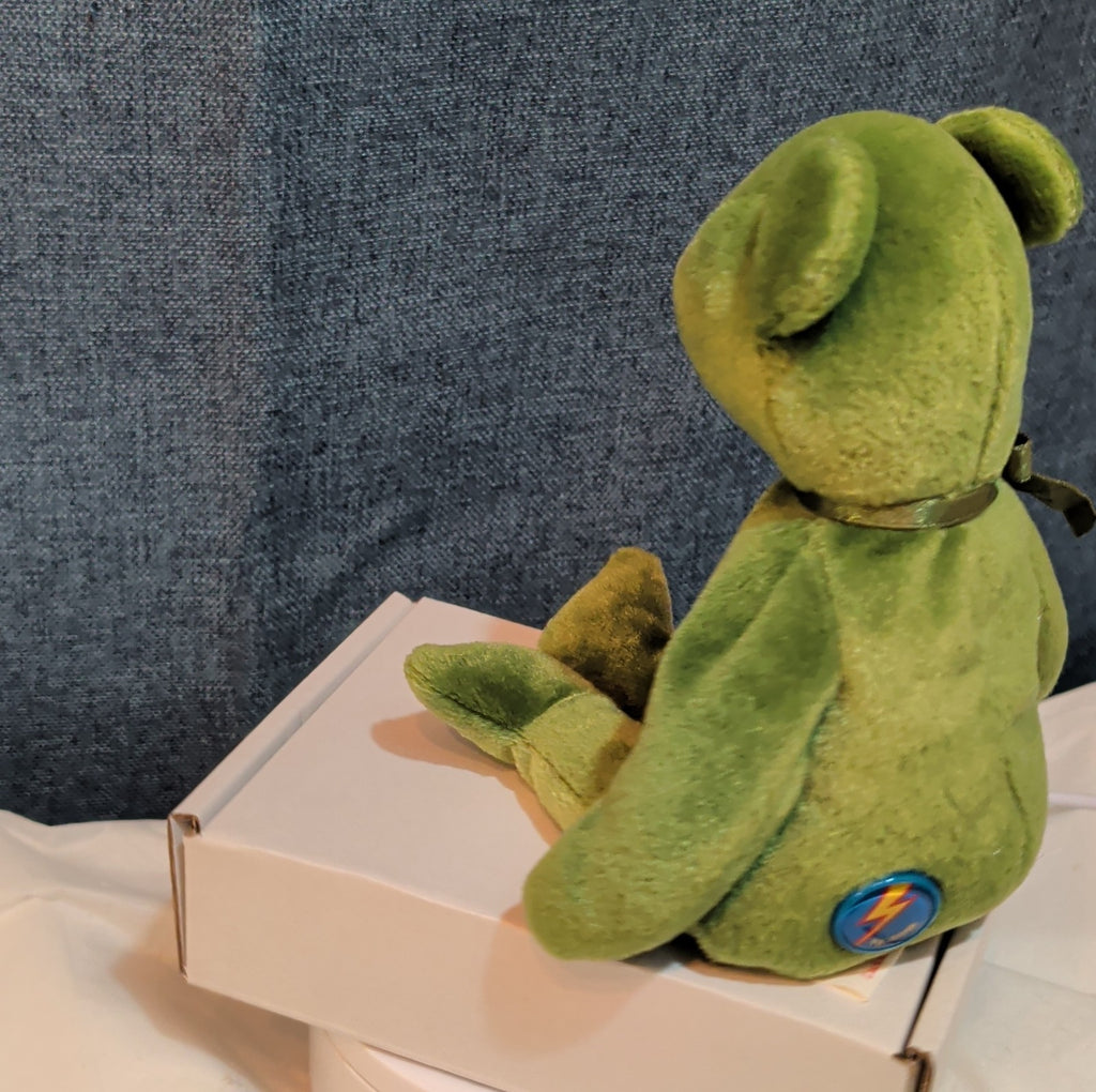 Ty Beanie Baby 2.0 Luckier the Irish Bear Green Shamrock 8" Plush