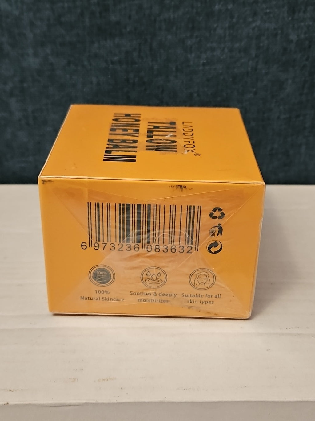 Sealed Laddyfox Tallow Honey Balm | Face & Body Grass-Fed Moisturizer 100g