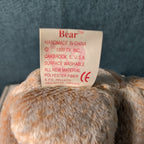 1999 Signature Bear Ty Beanie Baby Retired MWMT with Tag Protector Ginger Bear