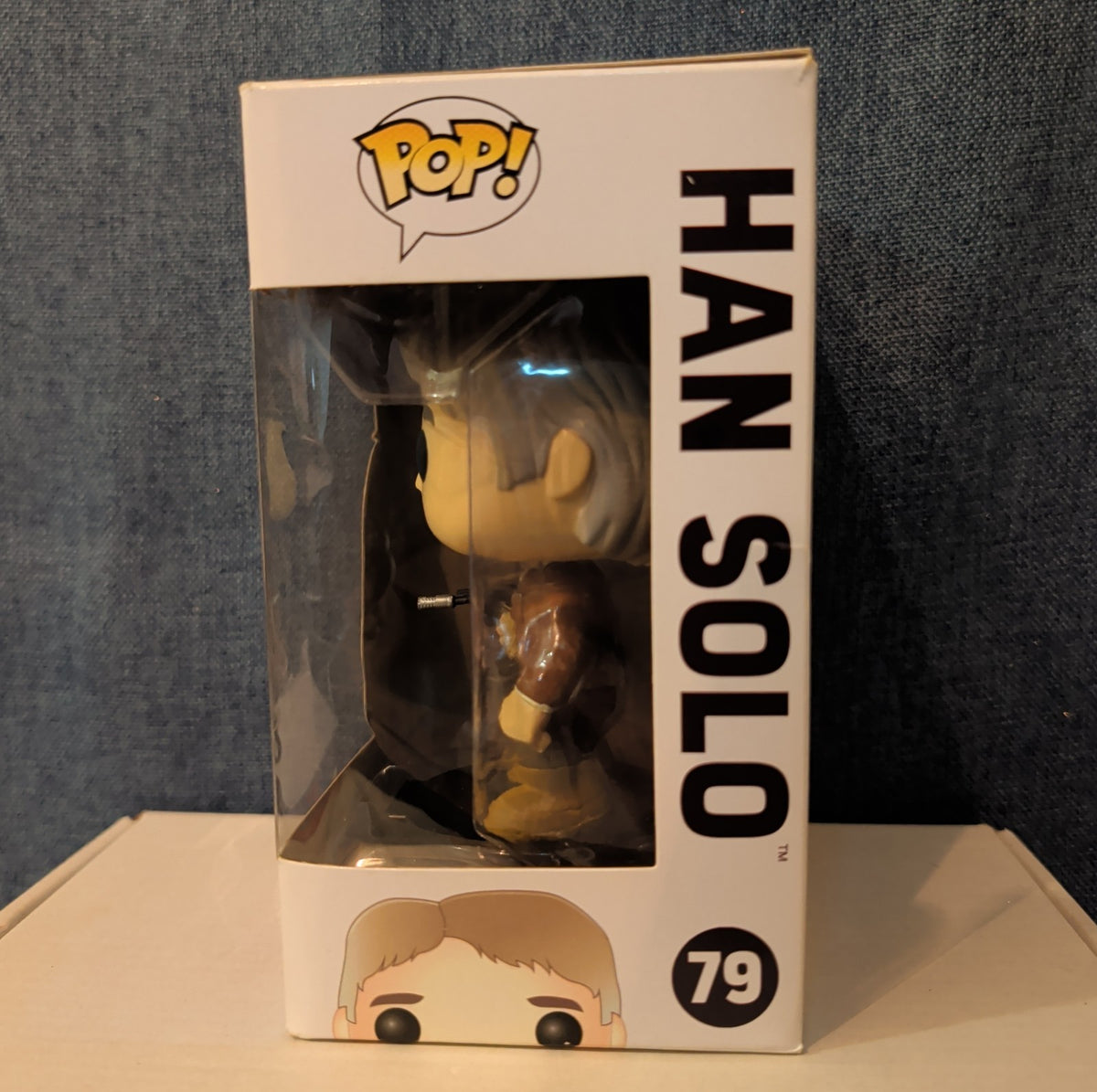 Funko POP! Star Wars Han Solo #79 Force Awakens Vinyl in Box with Protector