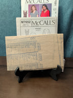 UNCUT McCall's M7652 (MP591) Pattern | Slimming Color Block Knit Dress Size 8-16