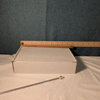 Boye Size 5 Aluminum Knitting Needle 14 Inch Single Point Teal Blue 6328 Vintage
