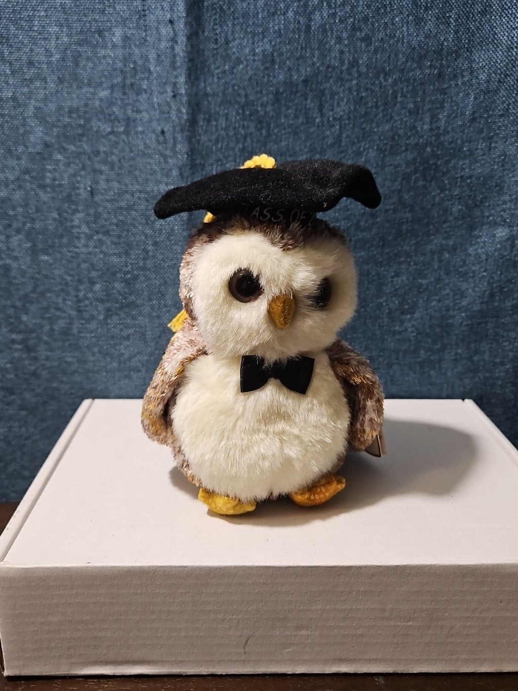 Ty Beanie Baby Smarter the Owl | Class of 2002 Graduation Gift | Retired Plush
