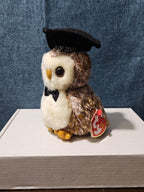 Ty Beanie Baby Smarter the Owl | Class of 2002 Graduation Gift | Retired Plush
