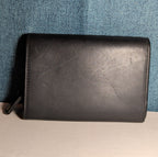 Coach Bedford Bifold Black Leather Wallet Y2K Vintage