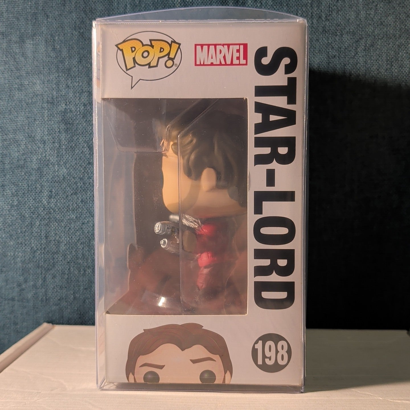 Funko Pop Star-Lord 198 Guardians of the Galaxy Vol2 Viny in Box with Protector 