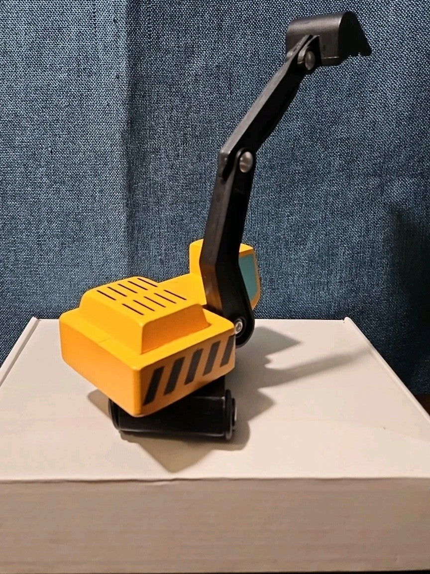 Wooden Railway Steam Shovel Excavator Construction Vehicle for Train Set