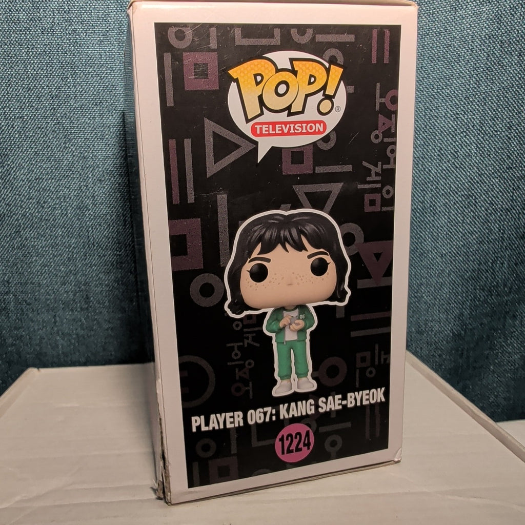 Funko Pop Squid Game Player 067 Kang Sae-Byeok 1224 Figure in Box with Protector