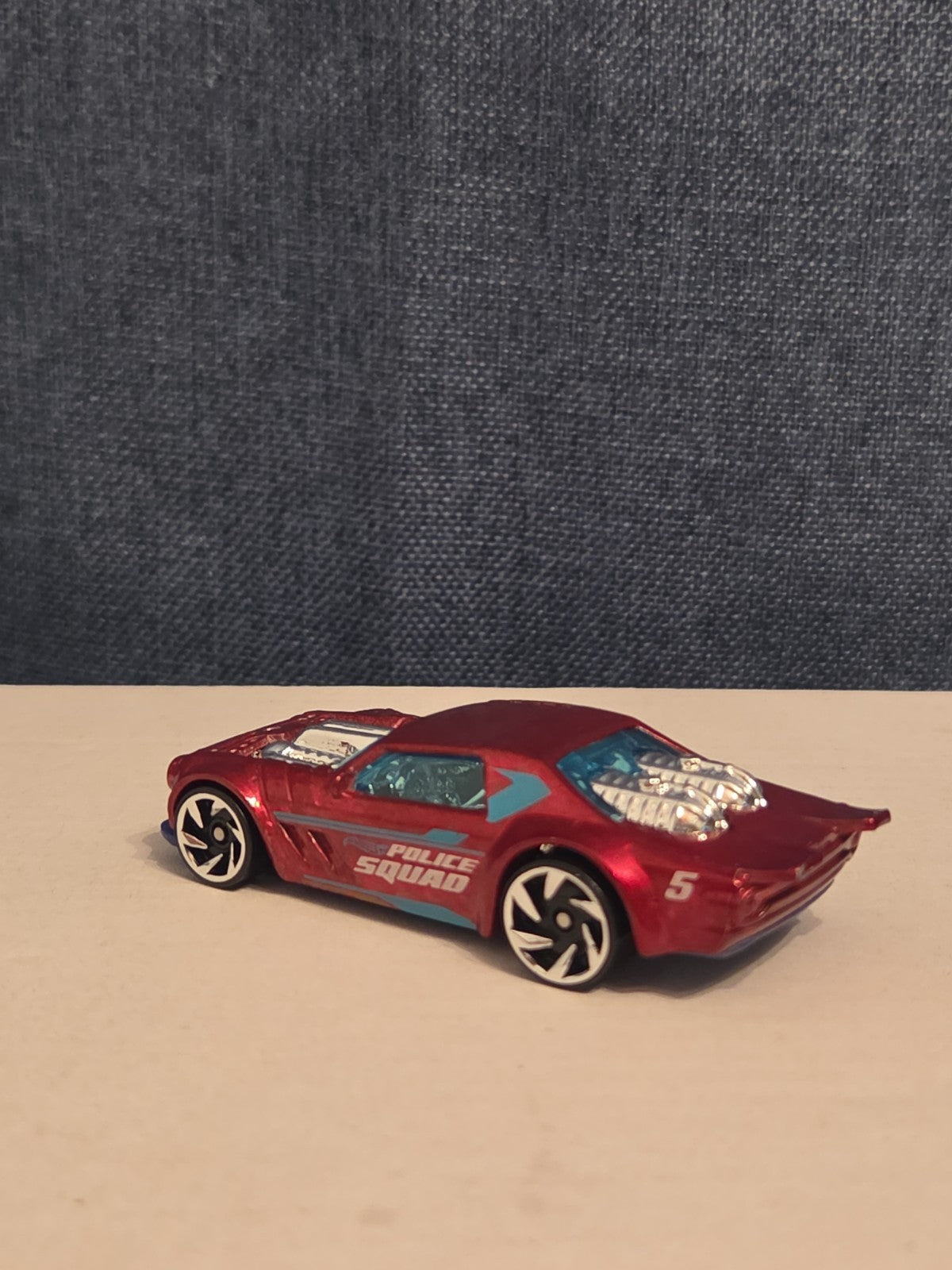 Hot Wheels Night Shifter Police Squad Red Metallic  HW City Loose 1:64 Car