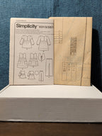 Simplicity 0313 Girls Wardrobe Pattern Sz 3-8 Jumper Vest Top Pants Uncut 2874