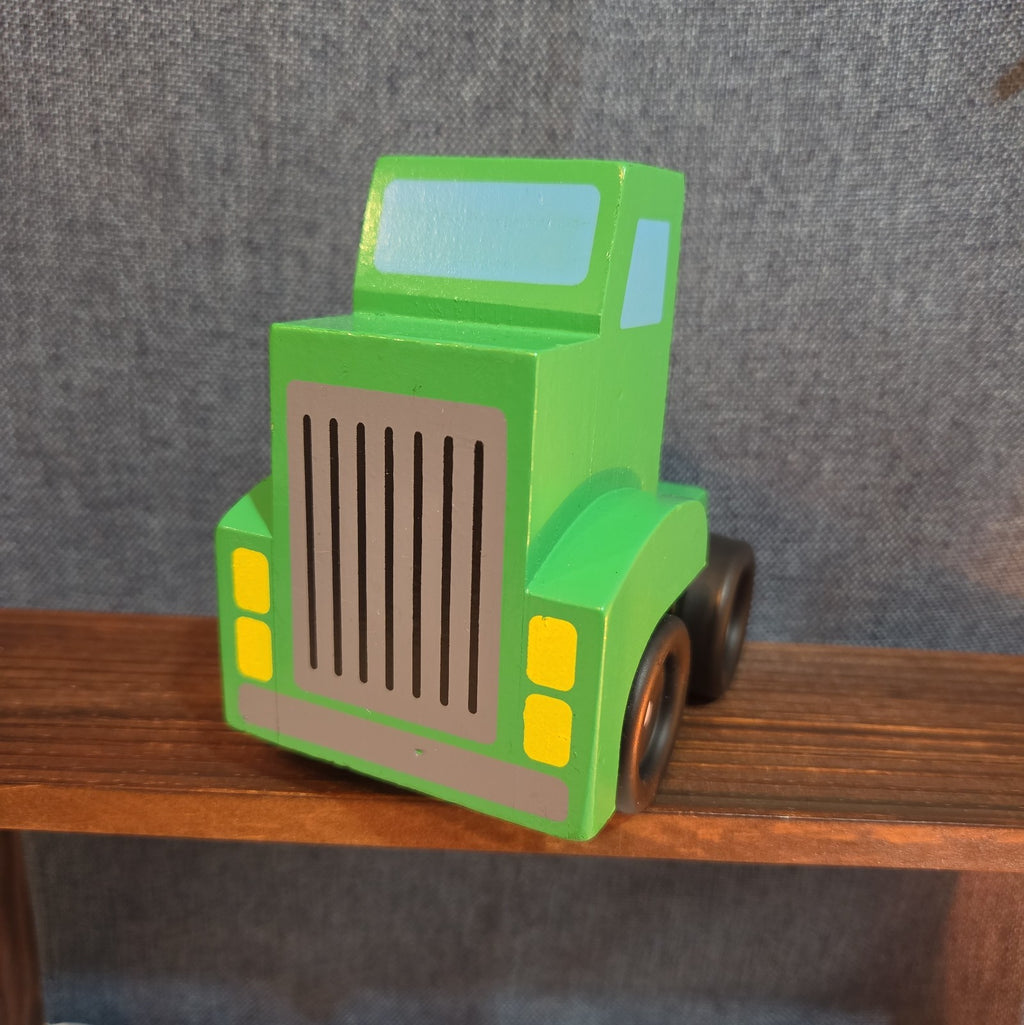 Melissa & Doug Wooden Car Carrier Truck Cab Green Replacement