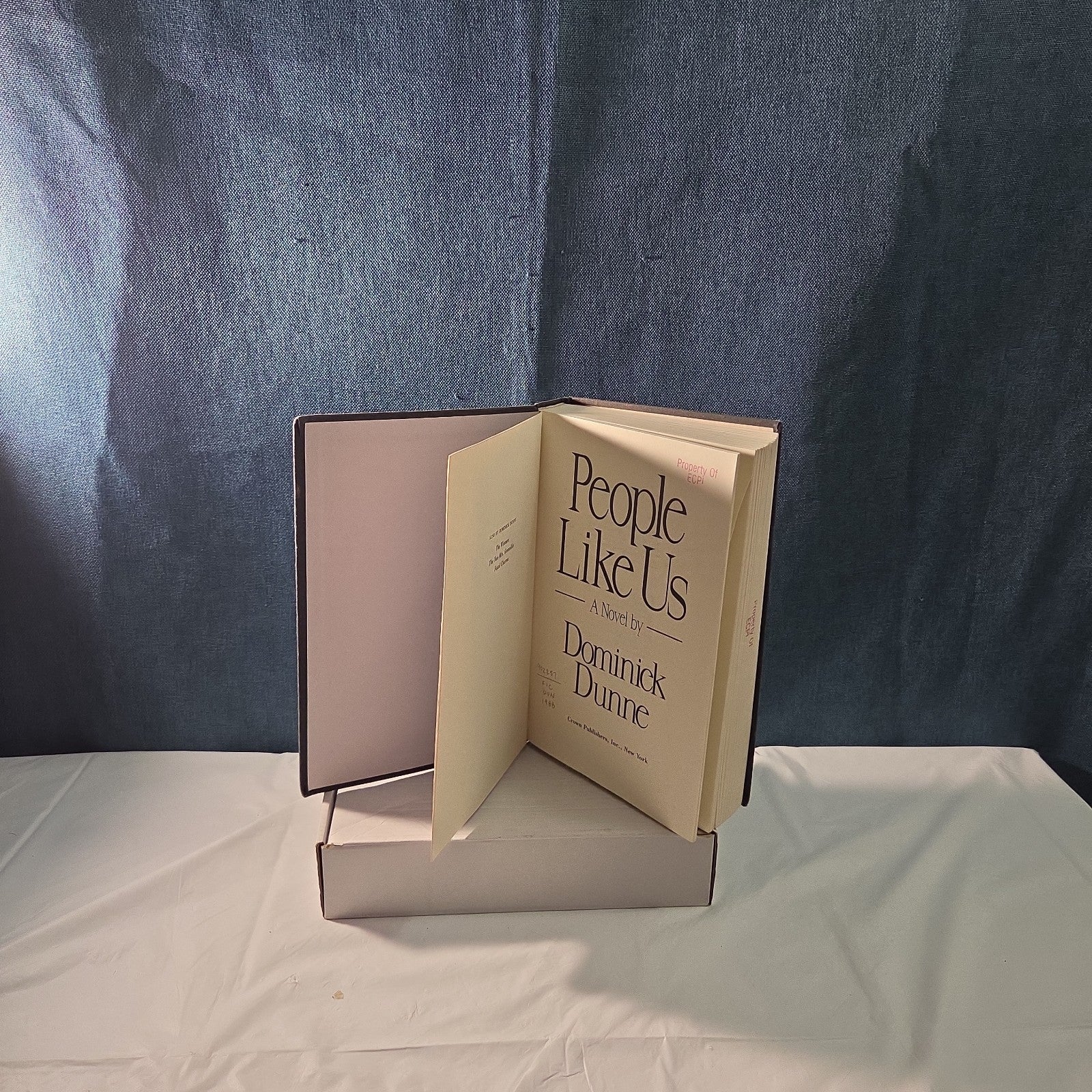 People Like Us Dominick Dunne 1988 Hardcover Vintage Ex-Library Reading Book