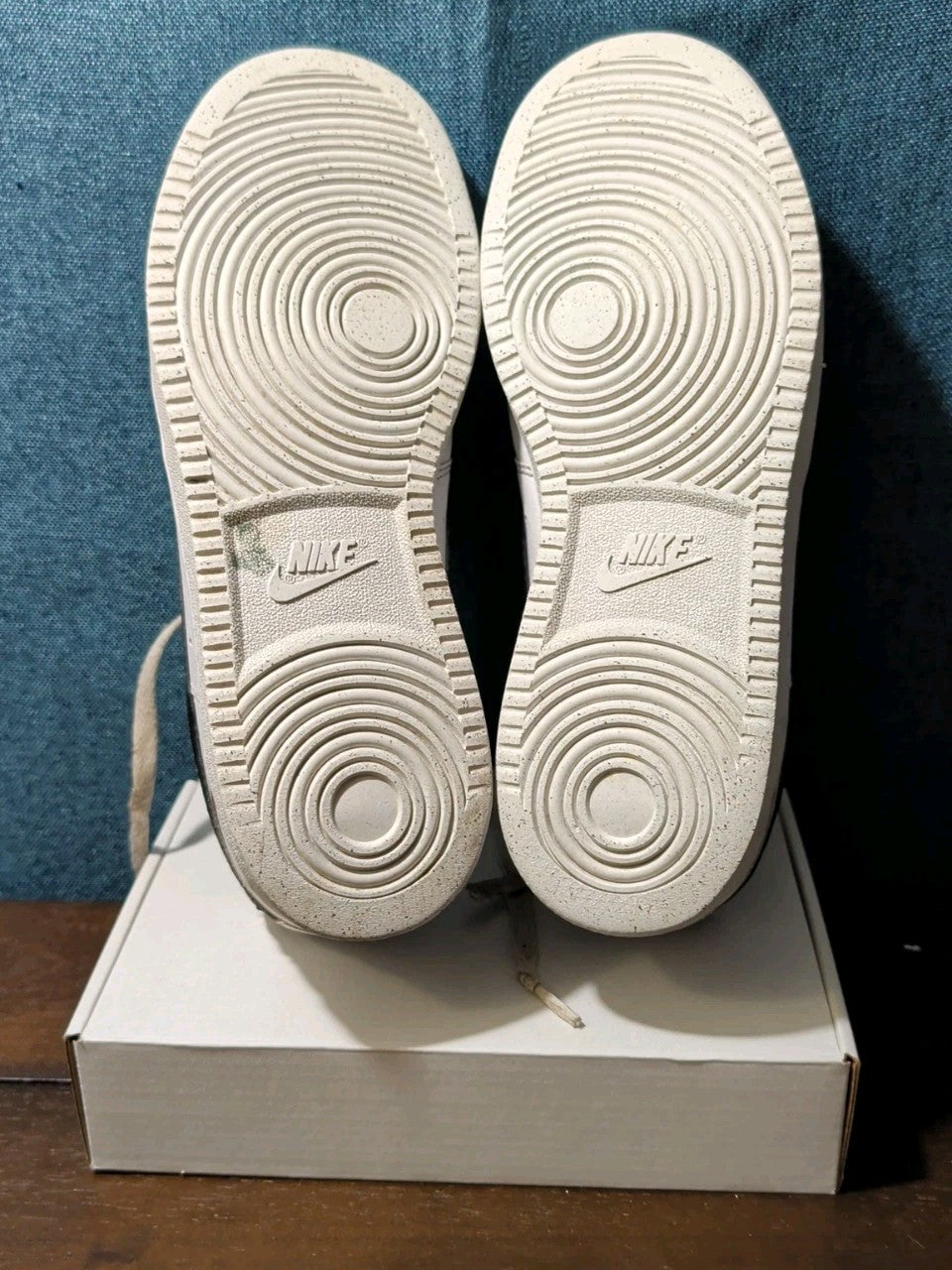 Nike Court Vision Low Next Nature US 8 Men's White Black DH2987-101 Panda Hoops