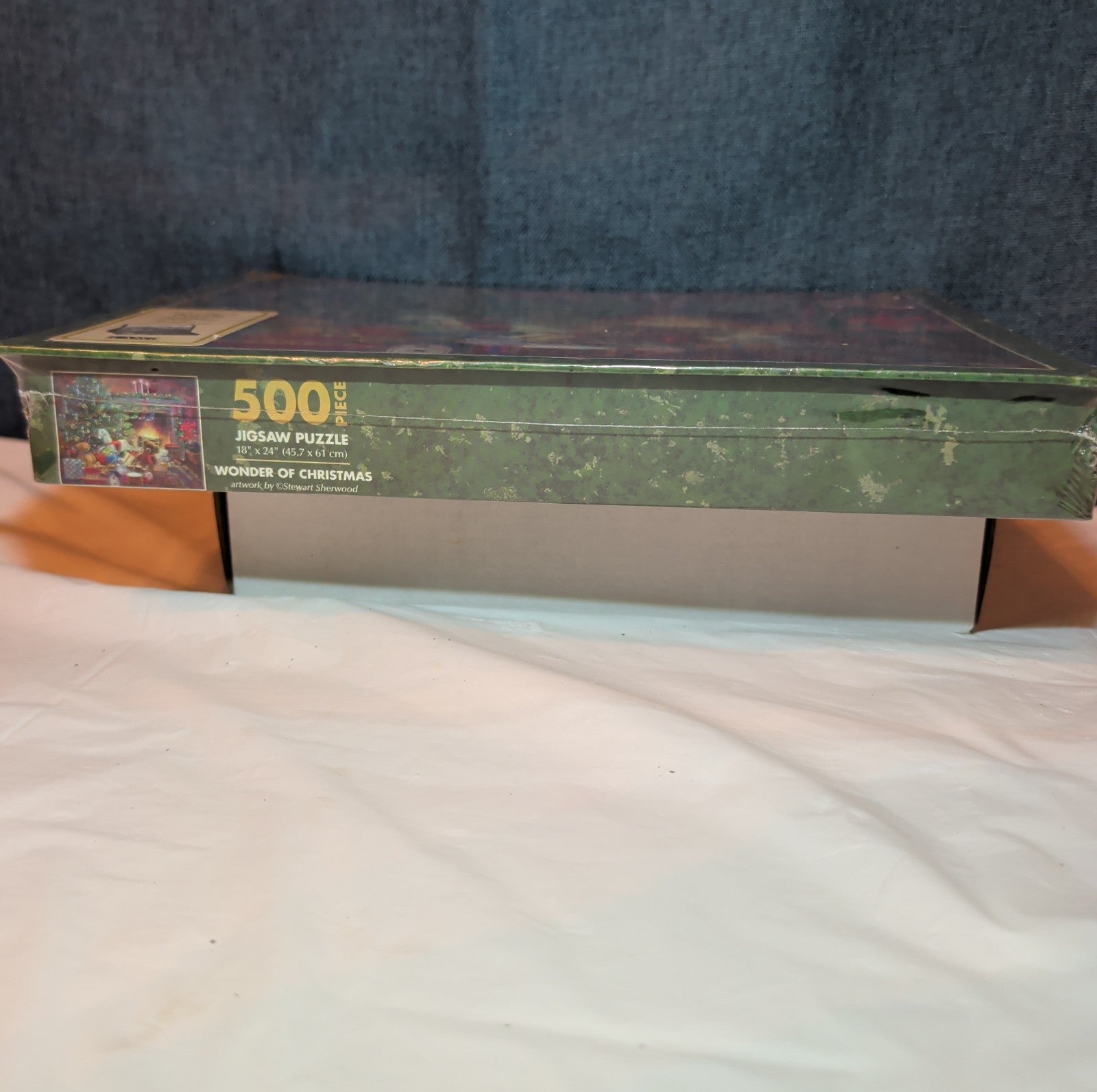 Vintage Lang Christmas Puzzle 500 pc Factory Sealed New Pop Up Easel Box 1982