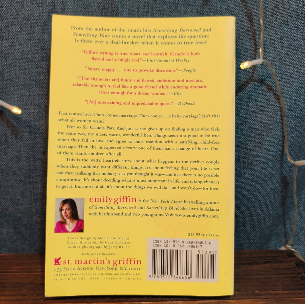 Emily Giffin Baby Proof Paperback