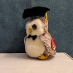 Ty Beanie Baby Smarter Owl Graduation 2002 Retired Mint Plush With Tag