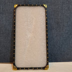 Boutique Samsung Galaxy Queen Crown Gold Square Case Shockproof