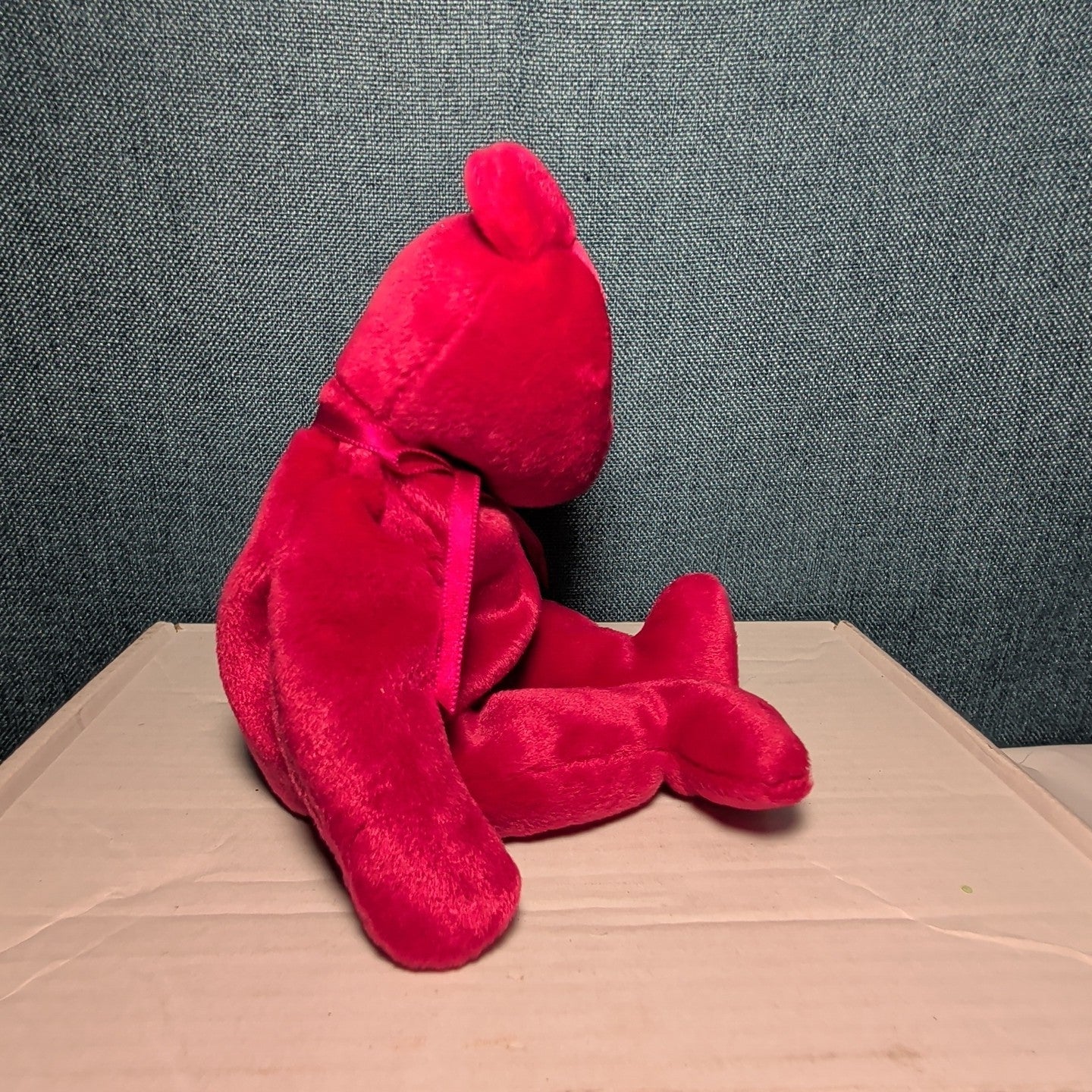 Valentina Ty Beanie Baby 1998 Retired Valentine Bear with Tag Protector Vintage