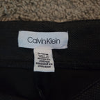 Calvin Klein Pants Womens M Black Slim Fit Ankle Stretch Elastic