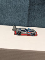 Hot Wheels GT HUNTER 2014 First Edition Night Burnerz #96 Silver Loose | Good