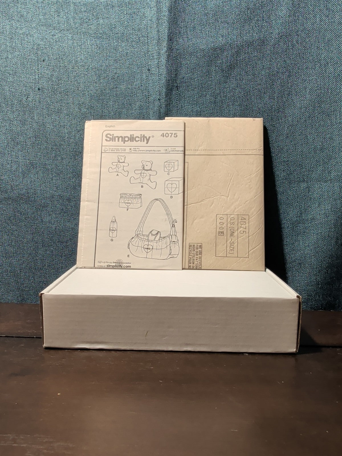 Simplicity 4075 Shirley Botsford Baby Accessories Pattern 2006 Diaper Bag UNCUT