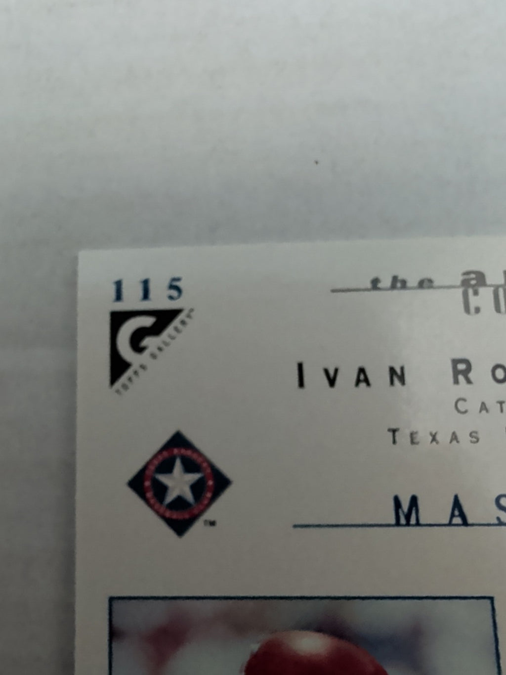 2000 Topps Gallery - Masters of the Game Ivan Rodriguez #115
