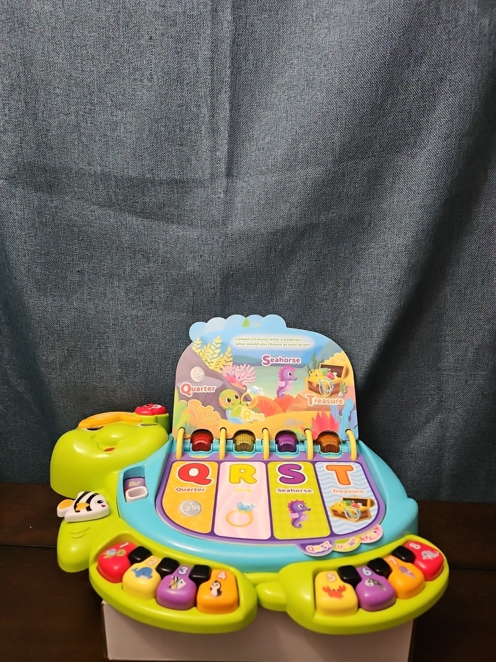 VTech Touch & Teach Sea Turtle | Interactive Learning Book Toy | Phonics & Music