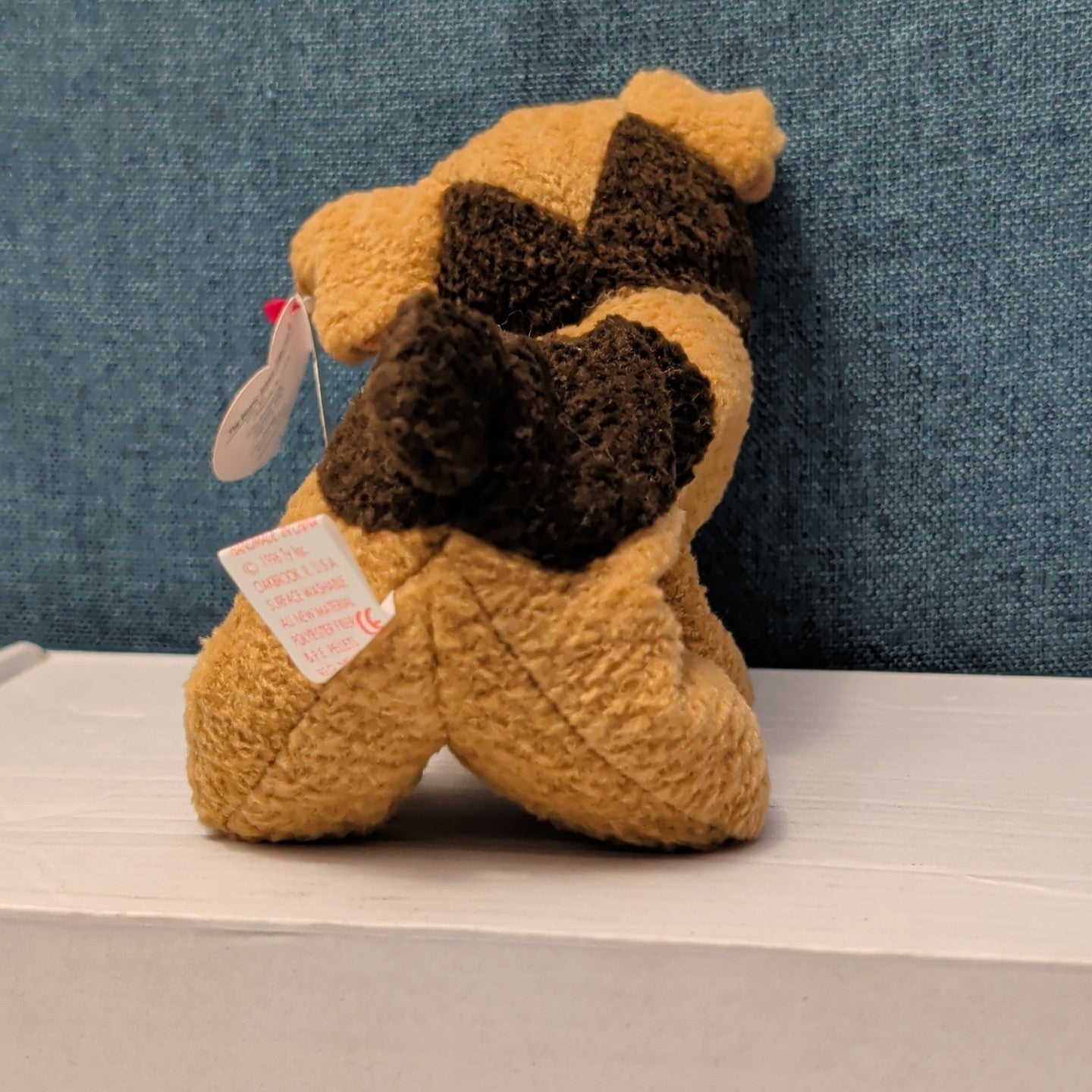 TY Beanie Baby TUFFY Terrier Dog 1996 | MWMT Mint Tags | Fareham Hants Star 6.5"