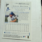 2000 Topps Gallery Carlos Beltran #7 Royals Canvas 1999 ROY HOF Vibe