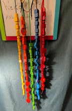 Wooden Lacing Beads 148pc Set | Alphabet Letters & Numbers Threading Toy |