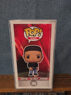 Funko Pop WWE 189 The Rock Dwayne Johnson Black Shirt Vinyl Figure w Protector