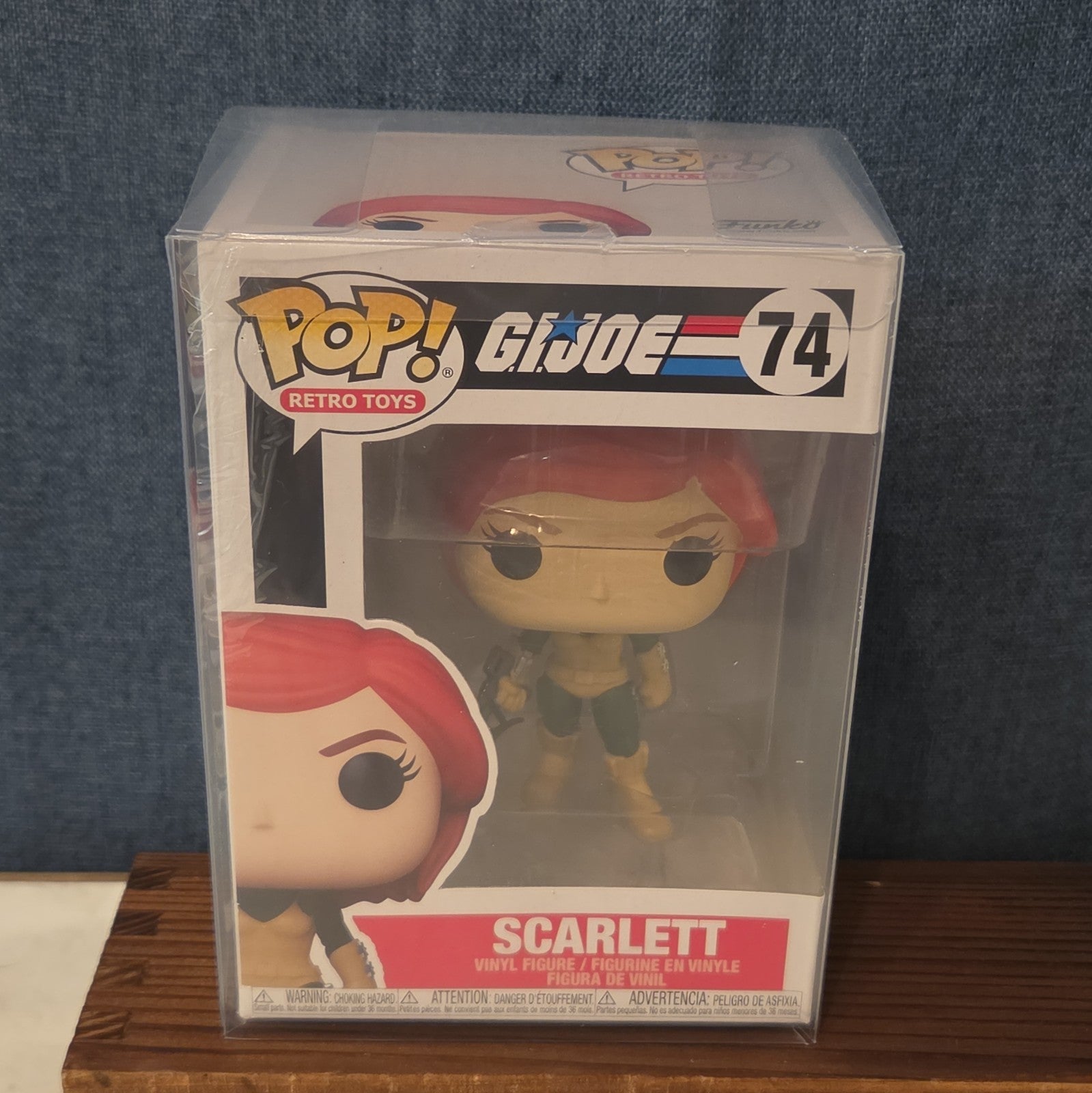 Funko Pop Retro Toys G.I. Joe Scarlett #74 New in Box with Protector