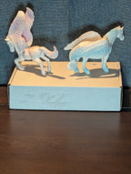 Greenbrier International Pegasus Set of 2 | Rearing & Standing Winged Horses