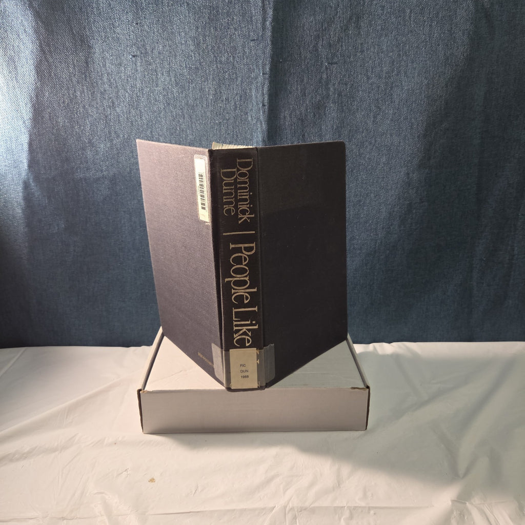 People Like Us Dominick Dunne 1988 Hardcover Vintage Ex-Library Reading Book