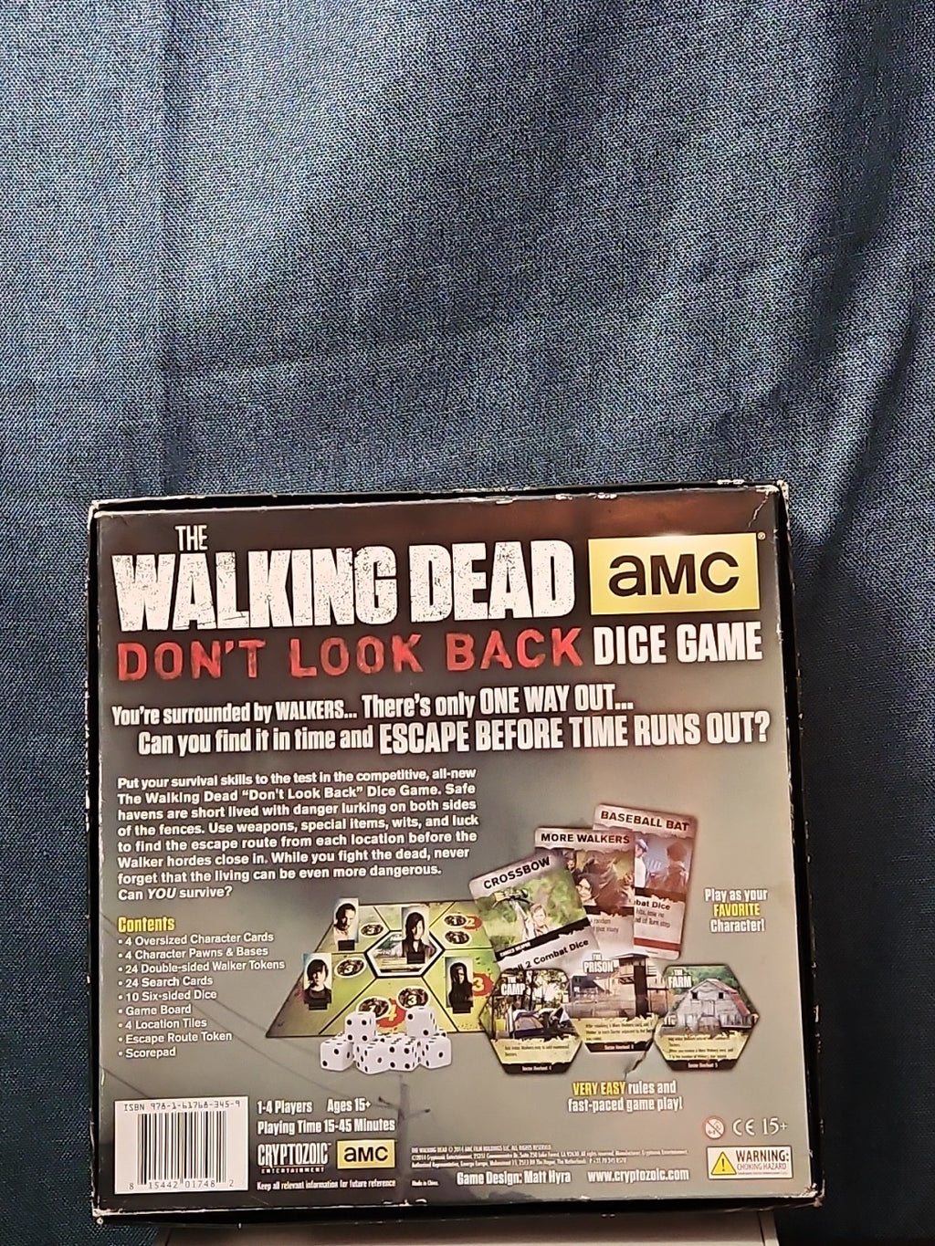 The Walking Dead: Don't Look Back Dice Game | AMC Cryptozoic | Rick Daryl