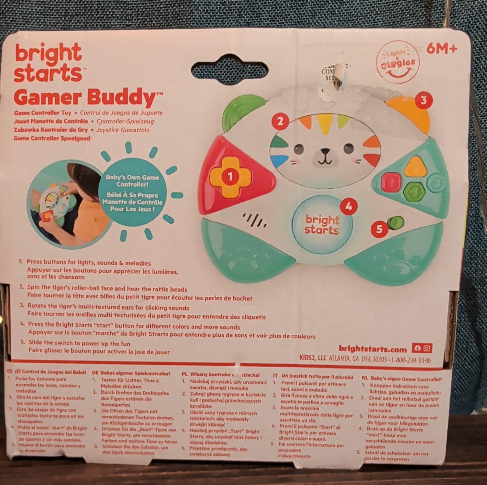 Bright Starts Gamer Buddy Baby Toy Controller