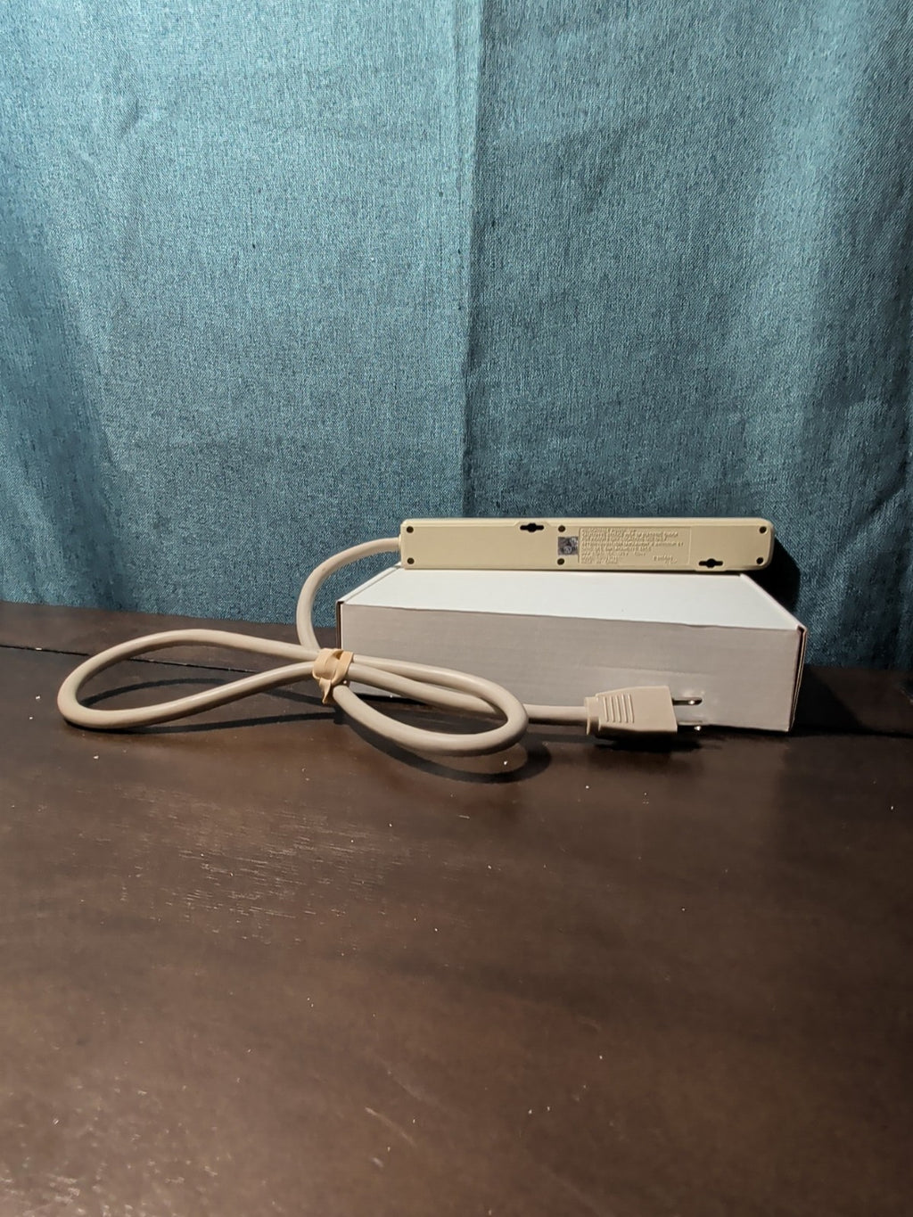 6-Outlet Power Strip Surge Protector 4 Ft Cord 15A Circuit Breaker Switch White