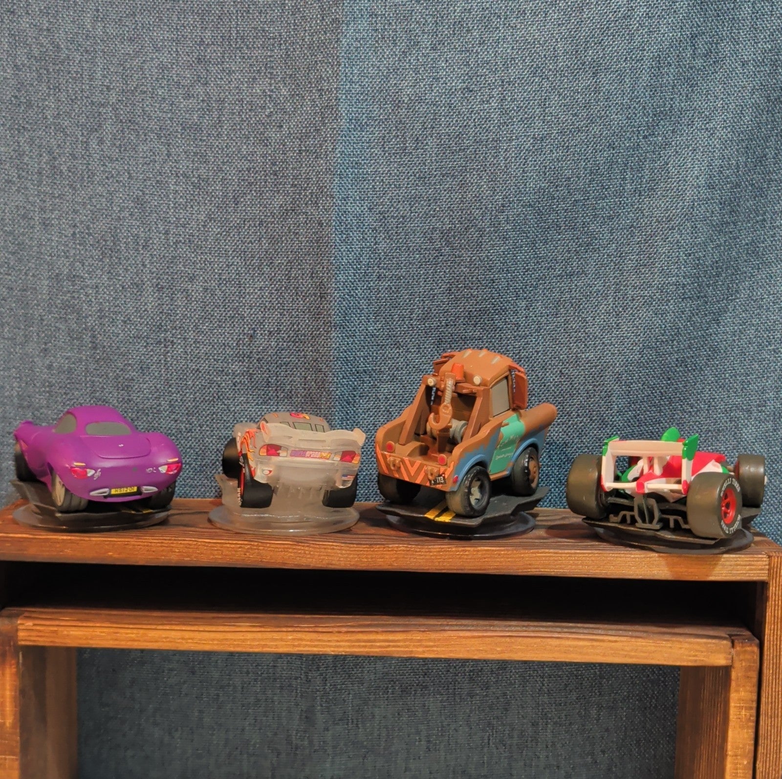 Disney Infinity 1.0 Cars 4 Figure Lot Crystal McQueen Mater Holley PVC