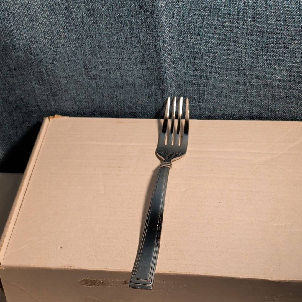 Set of 5 Hampton Silversmiths PORTFOLIO Glossy Forks | 18/0 Stainless 208