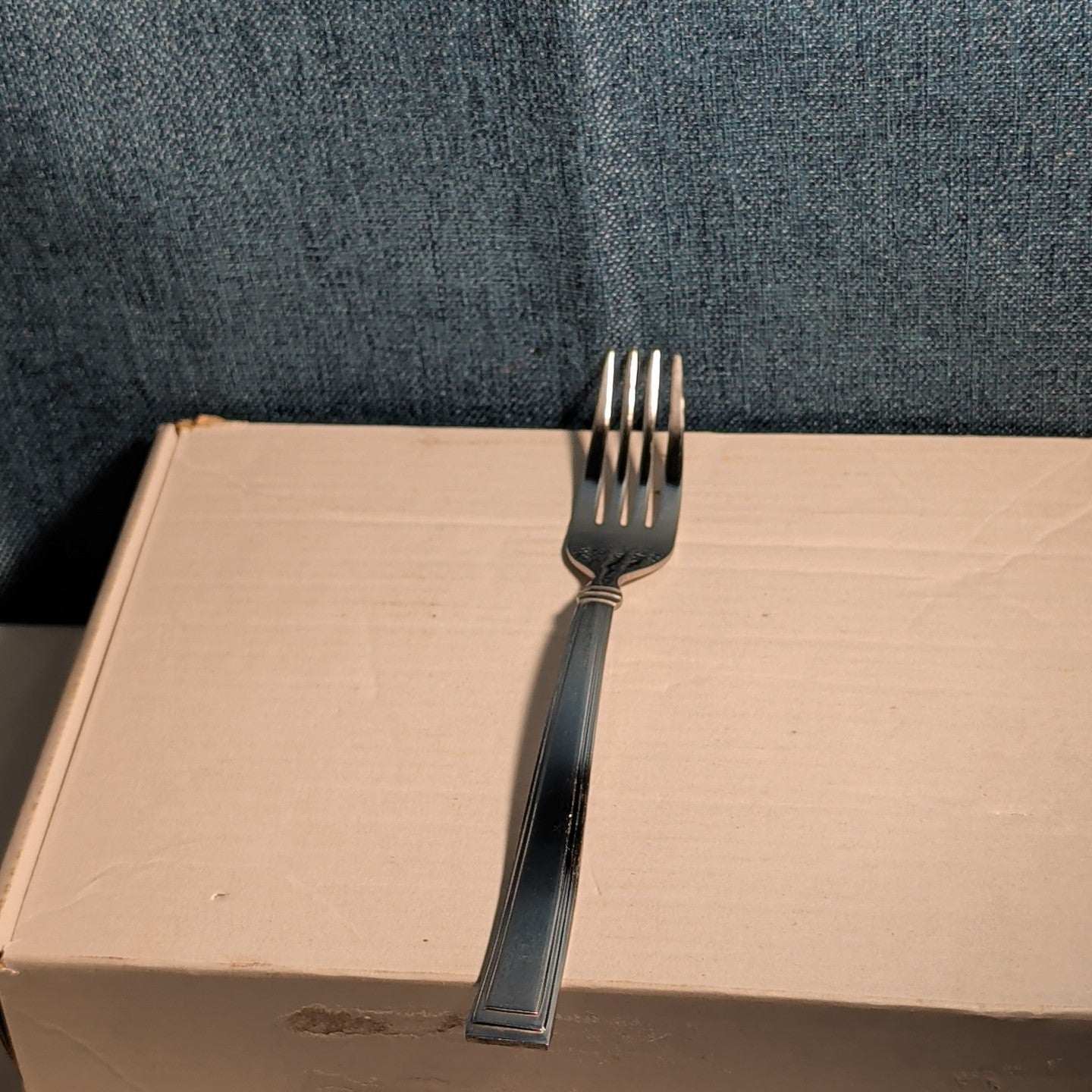 Set of 5 Hampton Silversmiths PORTFOLIO Glossy Forks | 18/0 Stainless 208